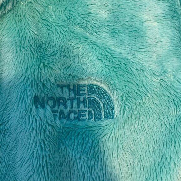 The North Face Pile Fleece Jacket Mint Green Zip Up Girls XL 18 - Picture 4 of 10